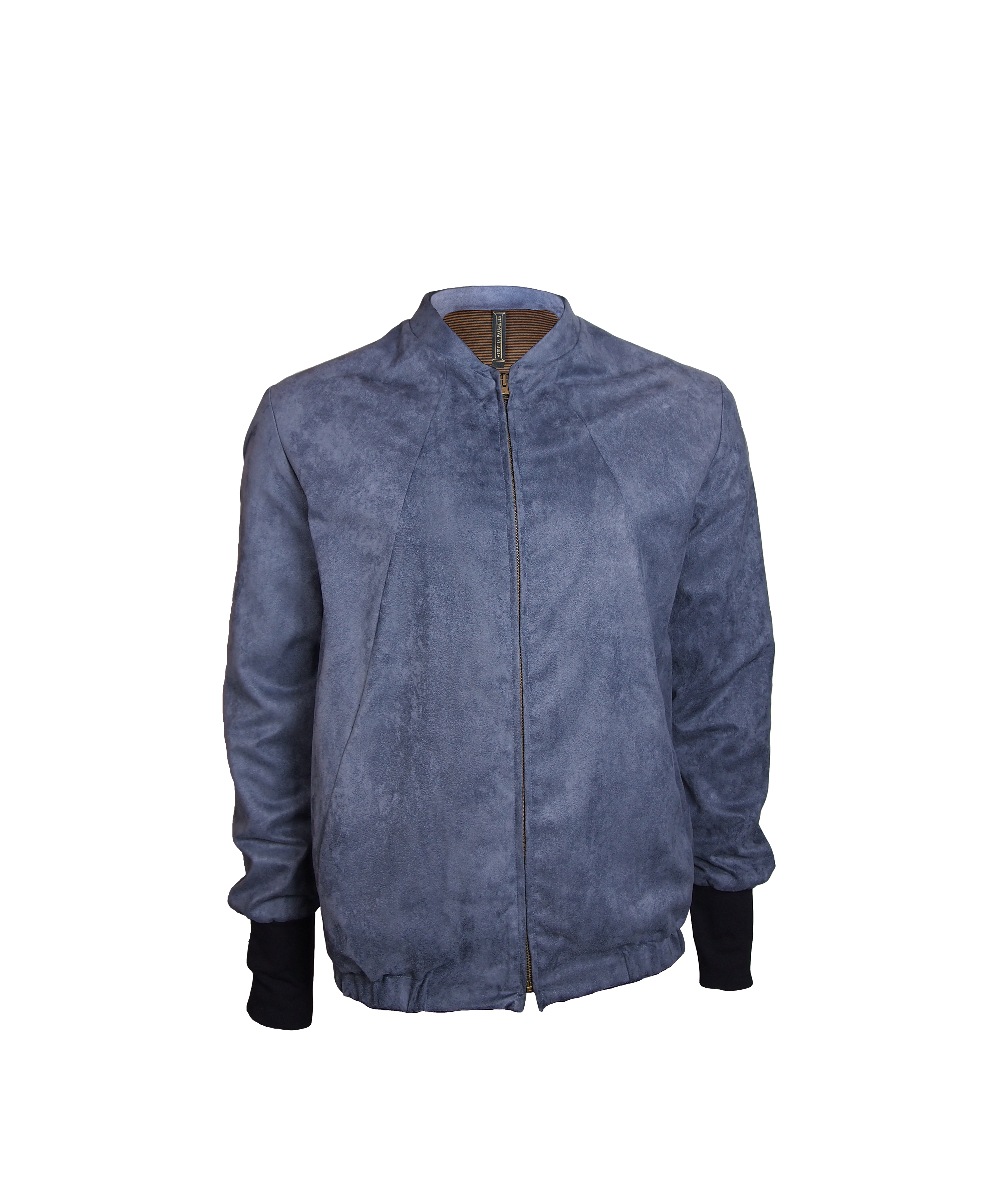 Mens blue suede bomber 2025 jacket