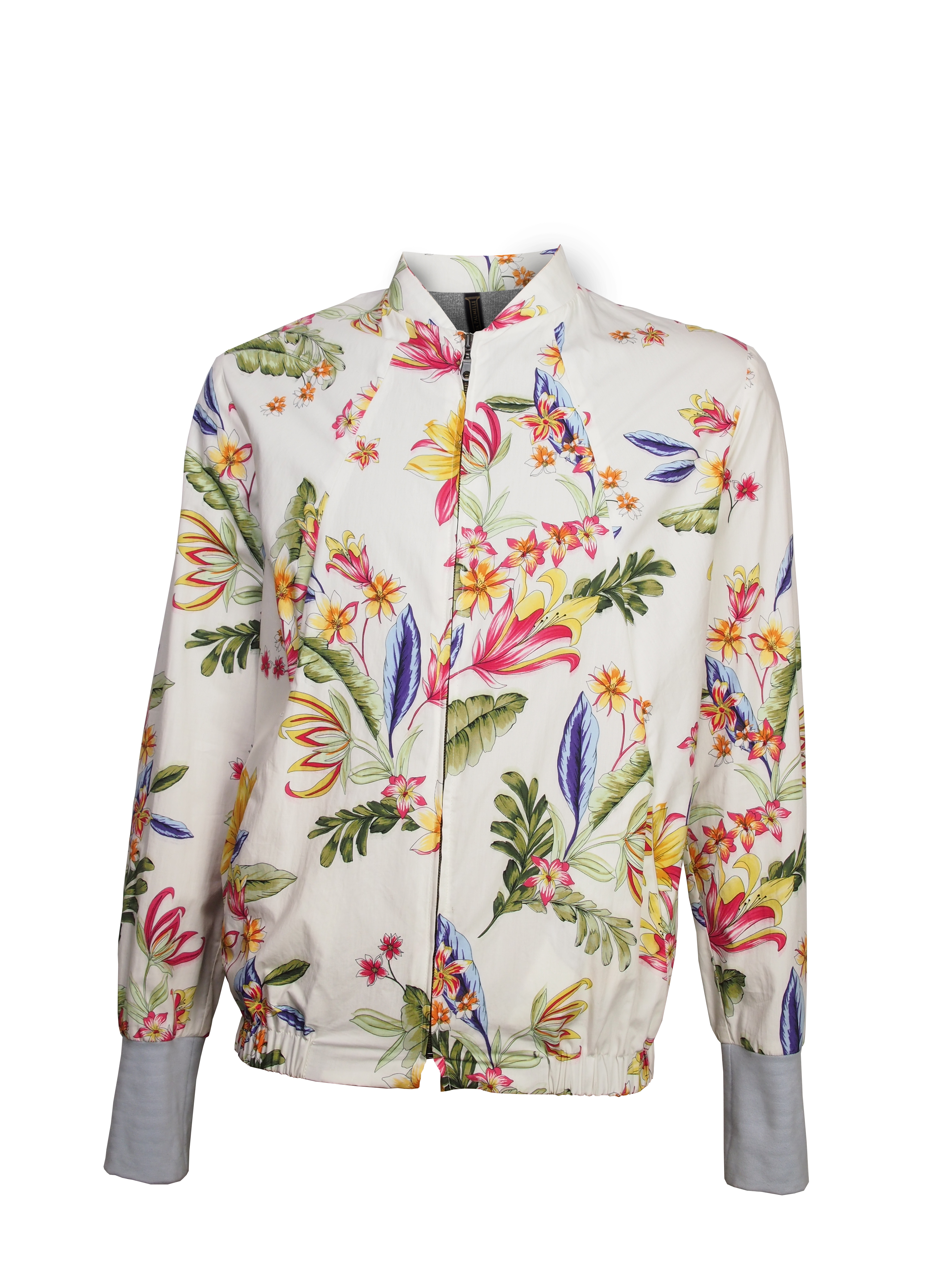 White 2025 flower jacket