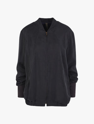 Silky Bomber Jacket